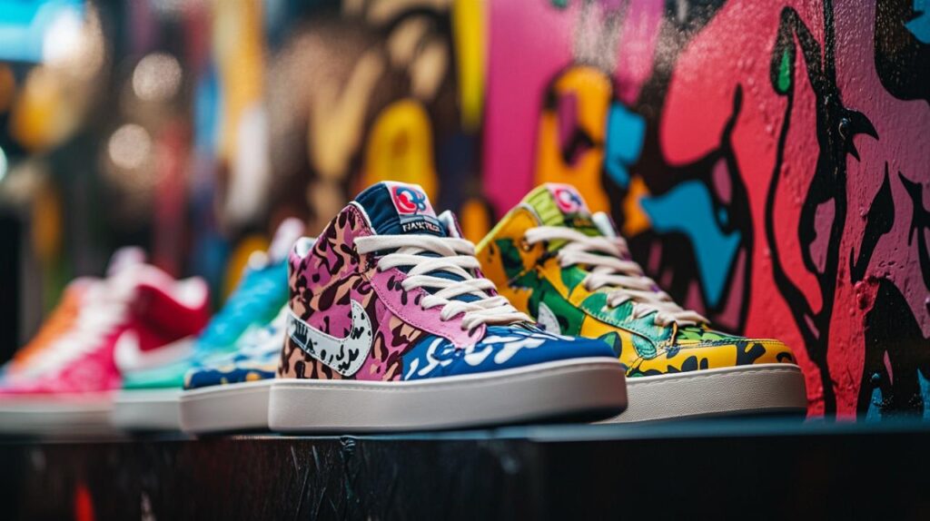 Zoom sur les baskets Bape homme : le détail hype de la saison