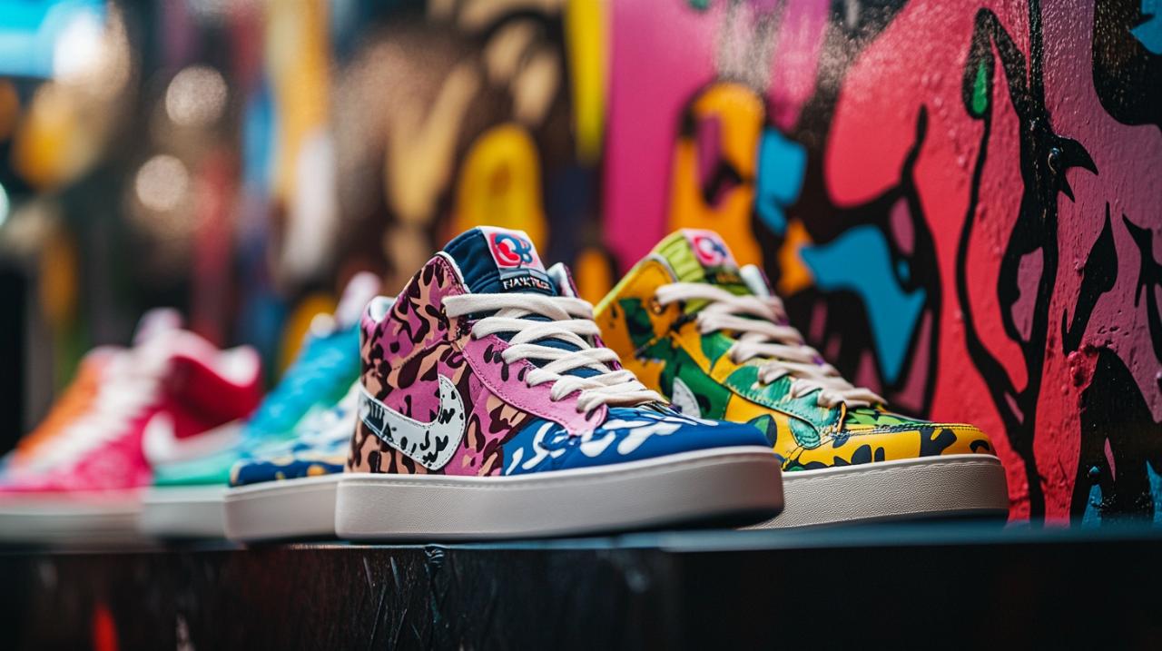 Zoom sur les baskets Bape homme : le détail hype de la saison